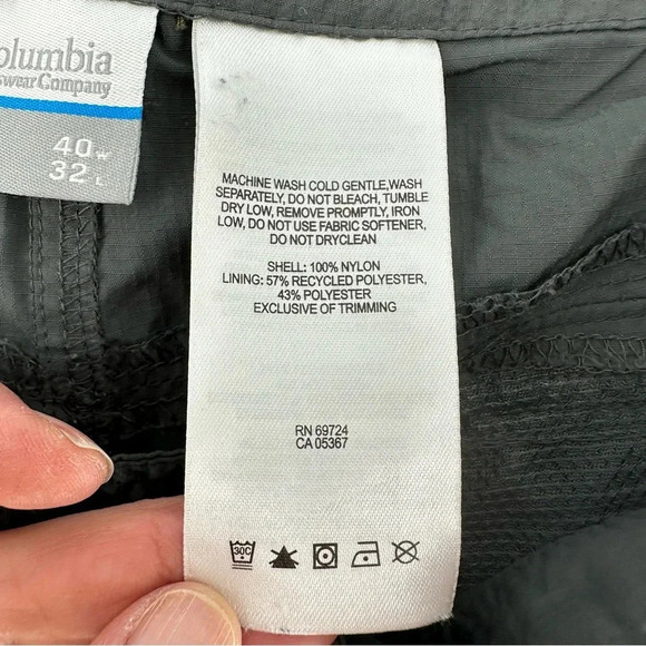Columbia 40x32 Silver Ridge Convertible pants in gravel - Picture 13 of 15
